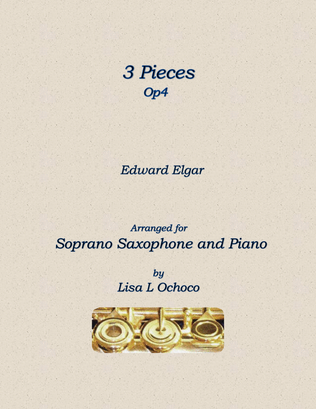 3 Pieces Op4 for Soprano Saxophone and Piano