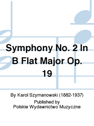 Book cover for Symphony No. 2 In B Flat Major Op. 19