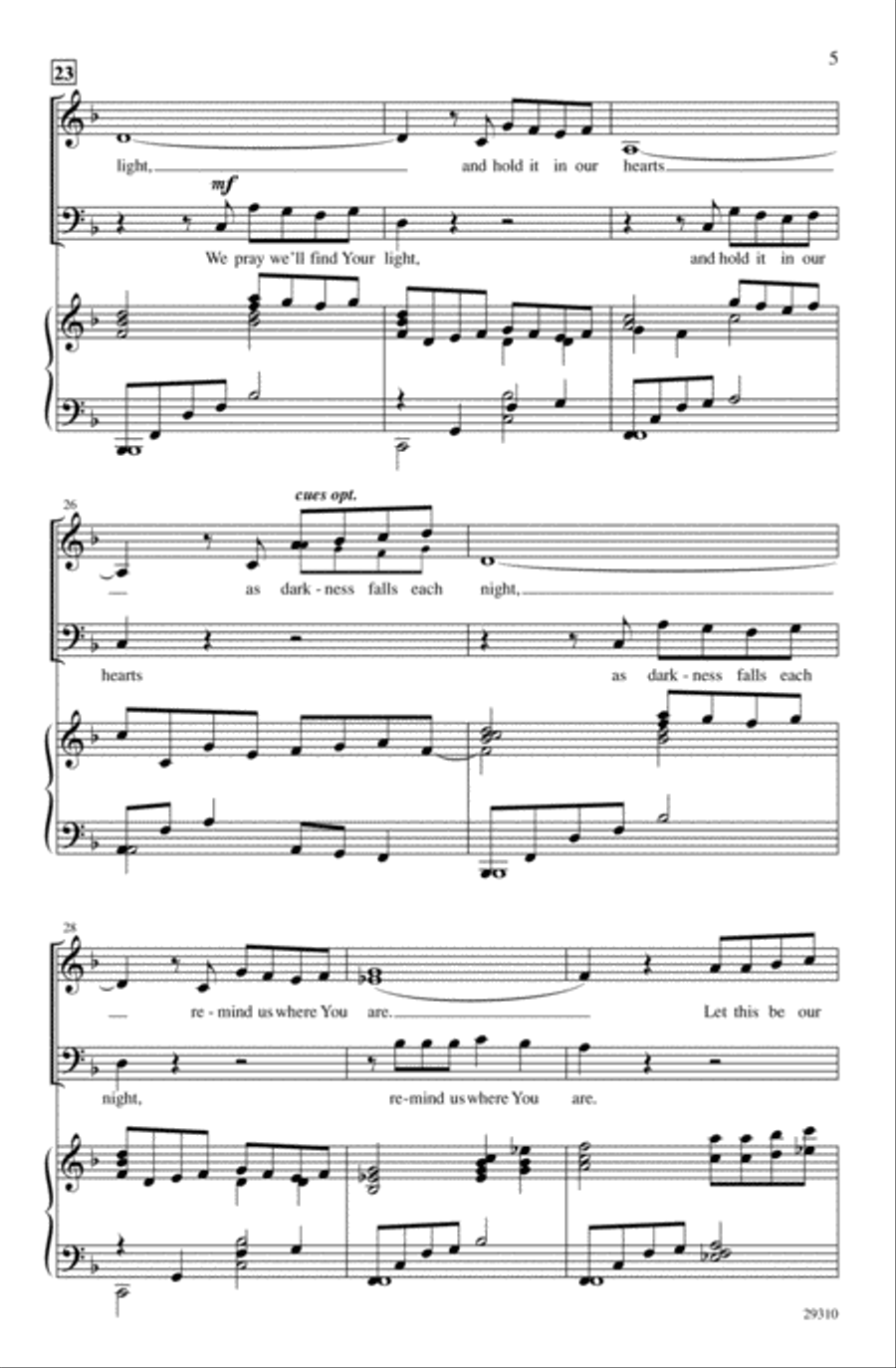 The Prayer 4-Part scores gallery preview page 4