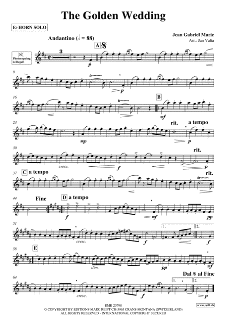 The Golden Wedding Horn scores gallery preview page 2