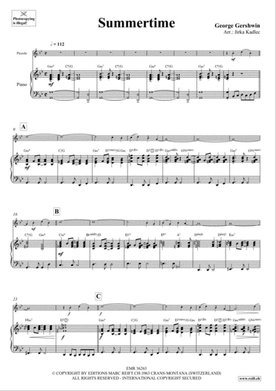 Summertime Piccolo scores gallery preview page 4