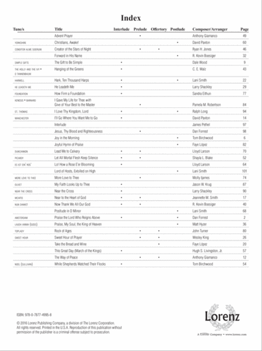 The Church Pianist's Library, Vol. 19 Piano Solo scores gallery preview page 2