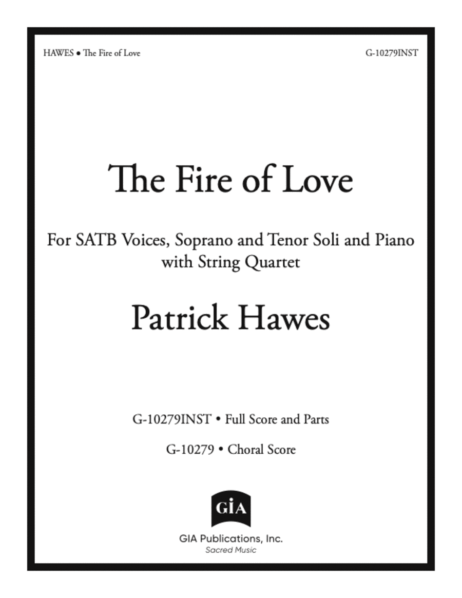 The Fire of Love - Full Score and Parts