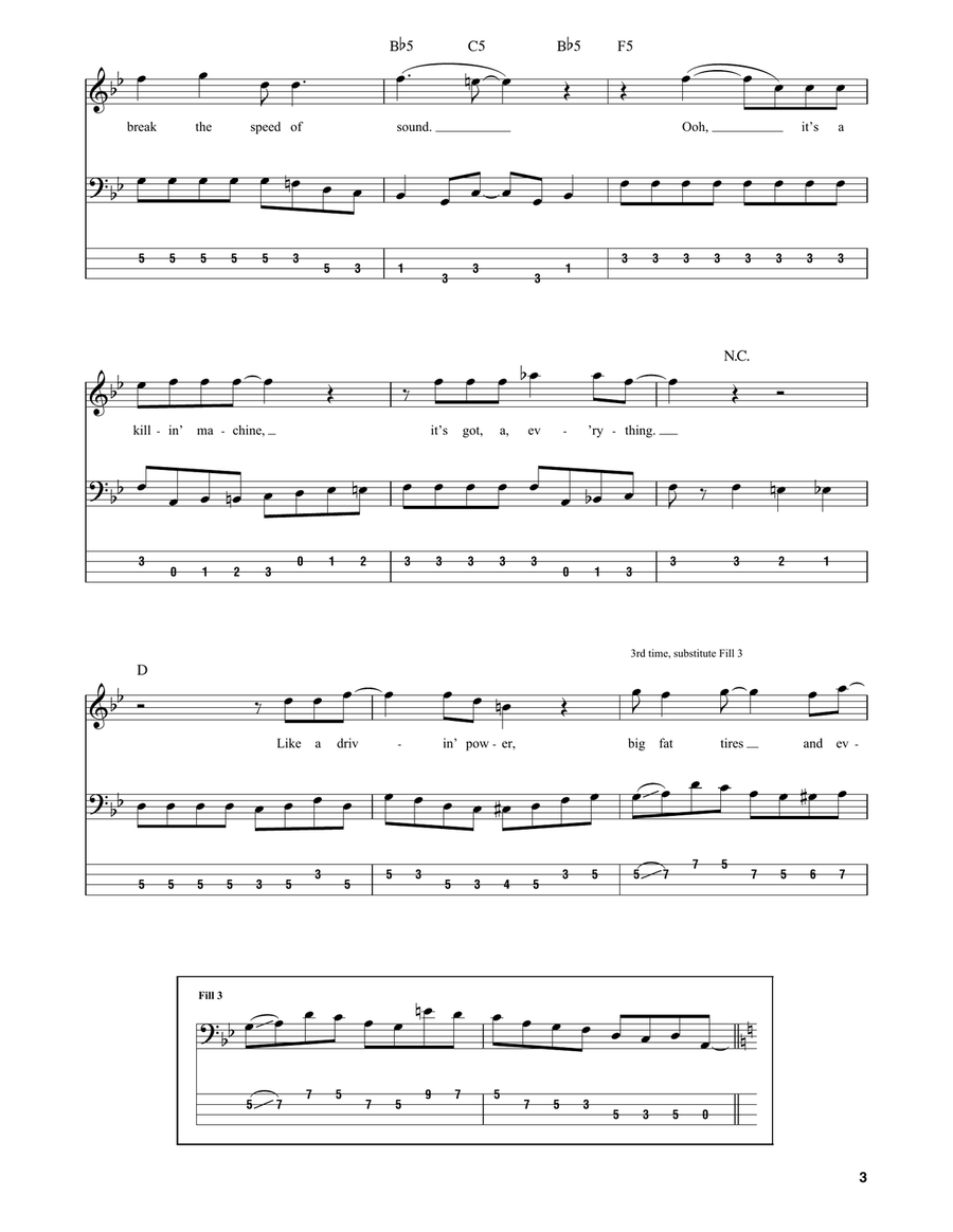 Highway Star Acoustic Guitar scores gallery preview page 3