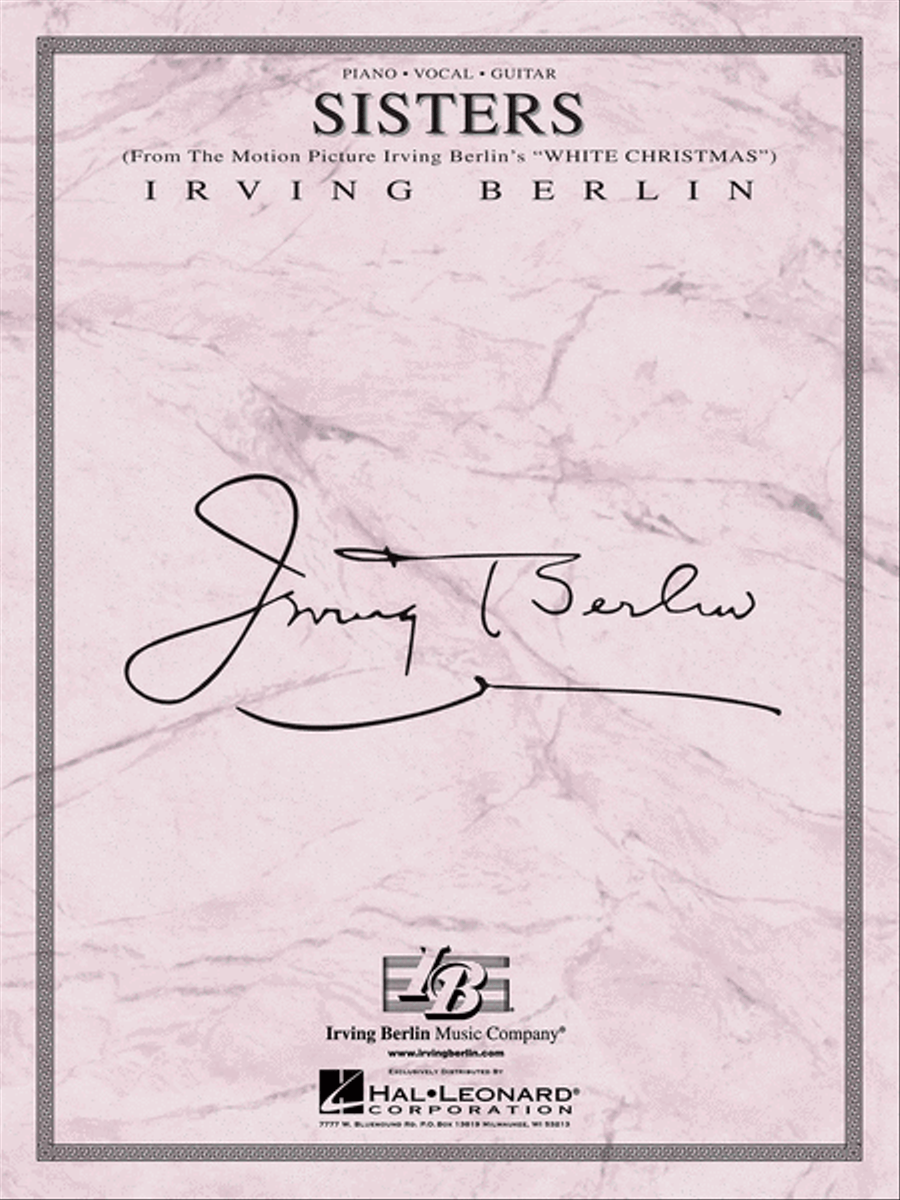 Sisters Piano, Vocal, Guitar scores gallery preview page 1