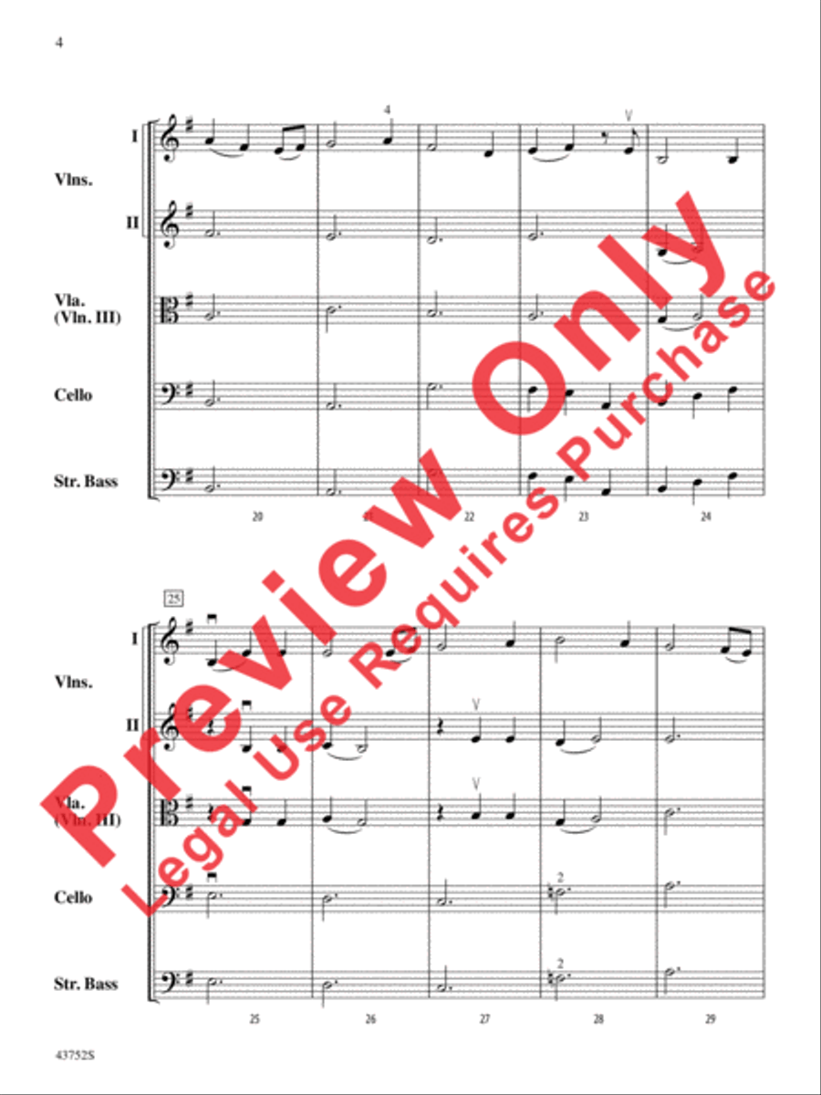 Moonlight Shadows Moonlight Shadows String Orchestra scores gallery preview page 5