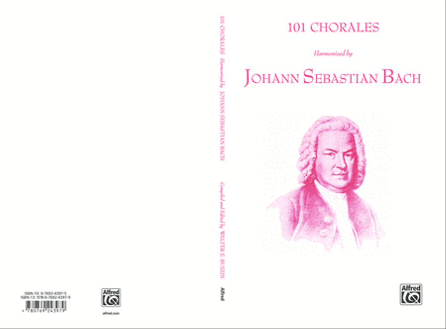 101 Chorales Harmonized by Johann Sebastian Bach 4-Part scores gallery preview page 1
