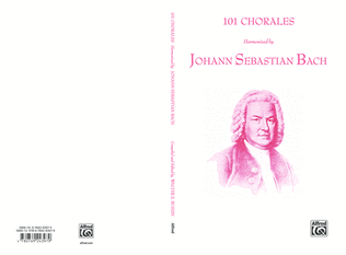 Book cover for 101 Chorales Harmonized by Johann Sebastian Bach