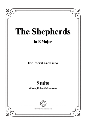 Book cover for Stults-The Story of Christmas,No.6,The Shepherds,Let Us Now Go Even...,in E Major,for Choral and Pia