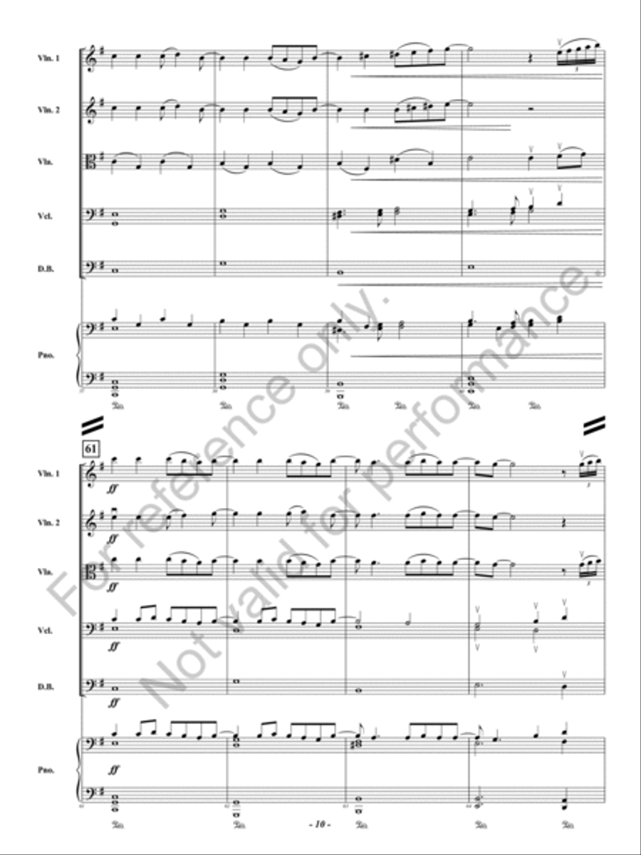 Operation: Time Management String Orchestra scores gallery preview page 11