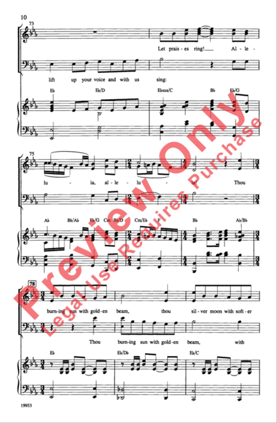 Shout to the Lord 3-Part scores gallery preview page 10