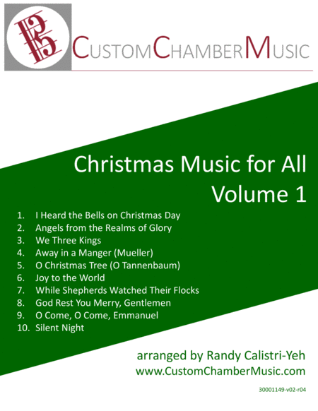 Christmas Carols for All, Volume 1 image number null