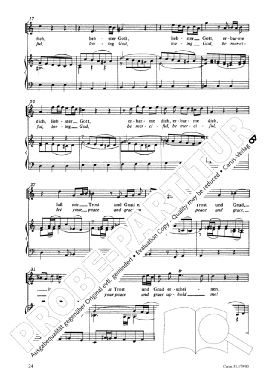 Be aware, your fear of God may turn to heresy (Siehe zu, dass deine Gottesfurcht nicht Heuchelei sei) STB scores gallery preview page 25