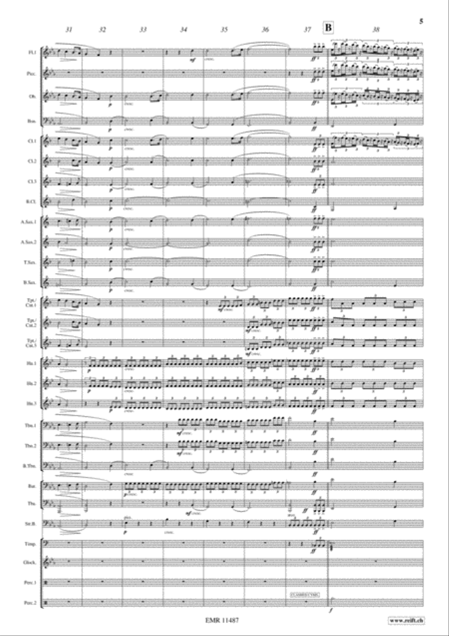 Tannhauser Overture Concert Band scores gallery preview page 6