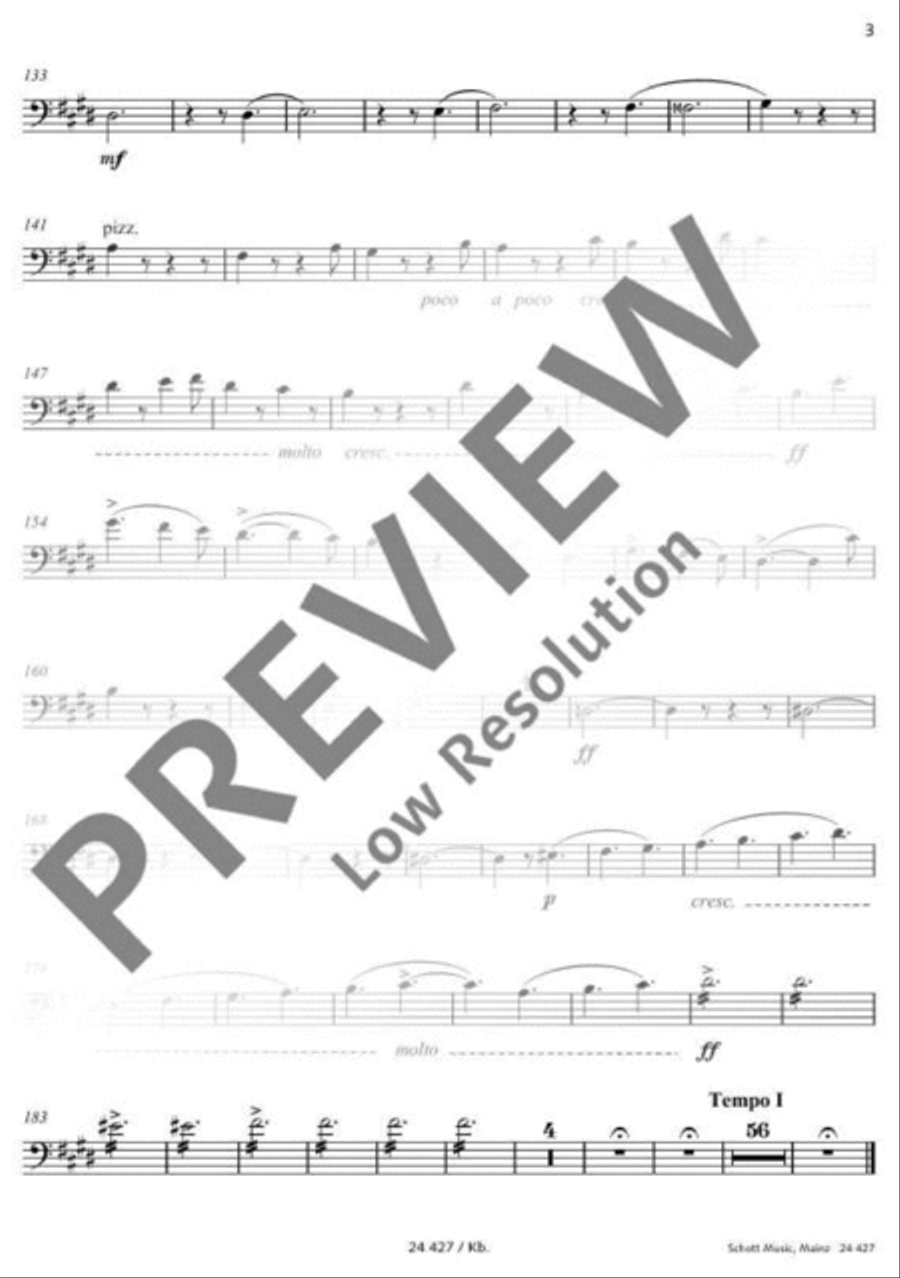 Angelus! Double Bass scores gallery preview page 3