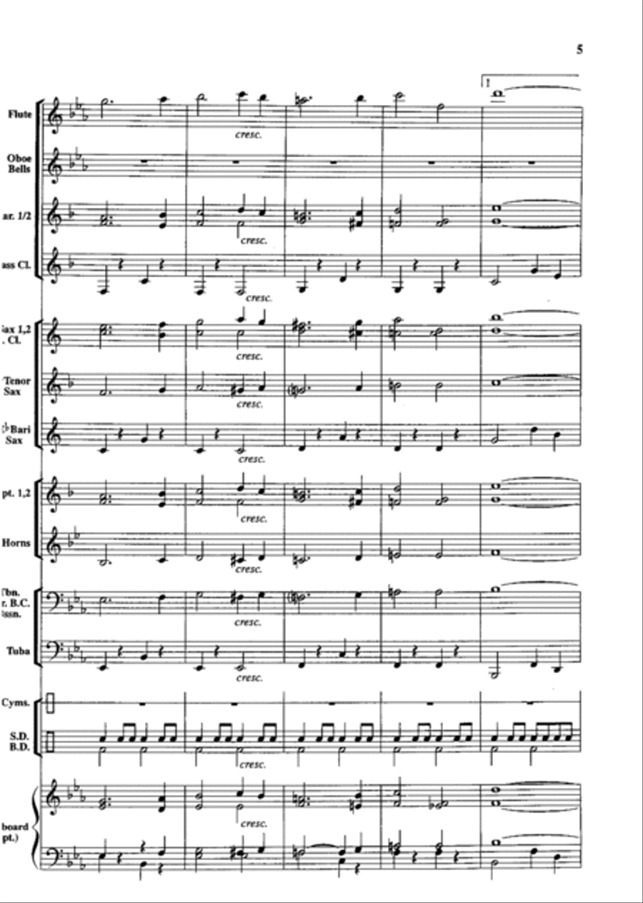 Land of the Free Concert Band scores gallery preview page 6