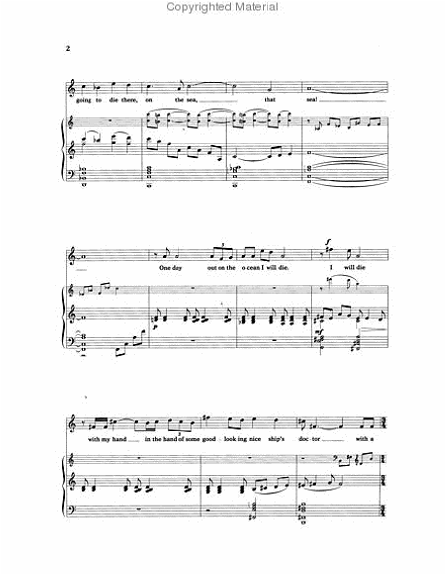 I Can Smell the Sea Air Voice scores gallery preview page 3