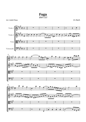 Book cover for Fugue BWV 537