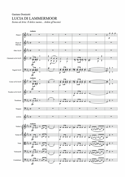Lucia di Lammermoor - Mad Scene - Il dolce suono... Ardon gl'incensi (Concert version) image number null