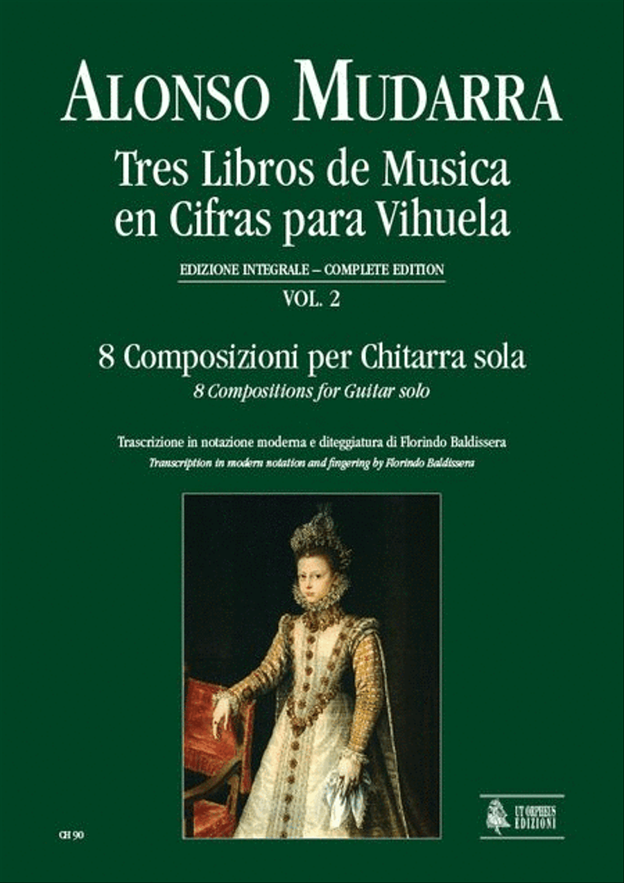 Tres Libros de Musica en Cifras para Vihuela (Sevilla 1546) - Vol. 2: 8 Compositions for Guitar solo (Book 1, Part 2) Acoustic Guitar scores gallery preview page 1