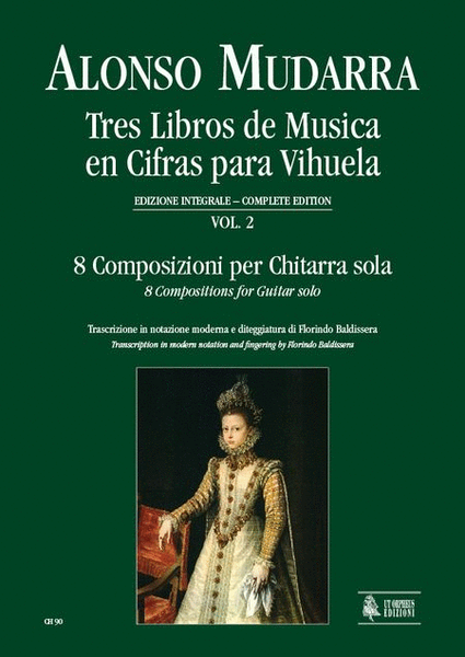 Tres Libros de Musica en Cifras para Vihuela (Sevilla 1546) - Vol. 2: 8 Compositions for Guitar solo (Book 1, Part 2) image number null
