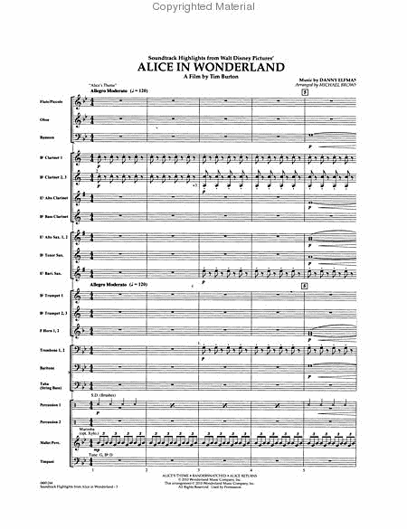 Alice in Wonderland Soundtrack Highlights image number null