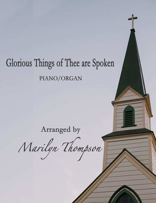 Book cover for Glorious Things of Thee are Spoken--Piano/Organ Duet