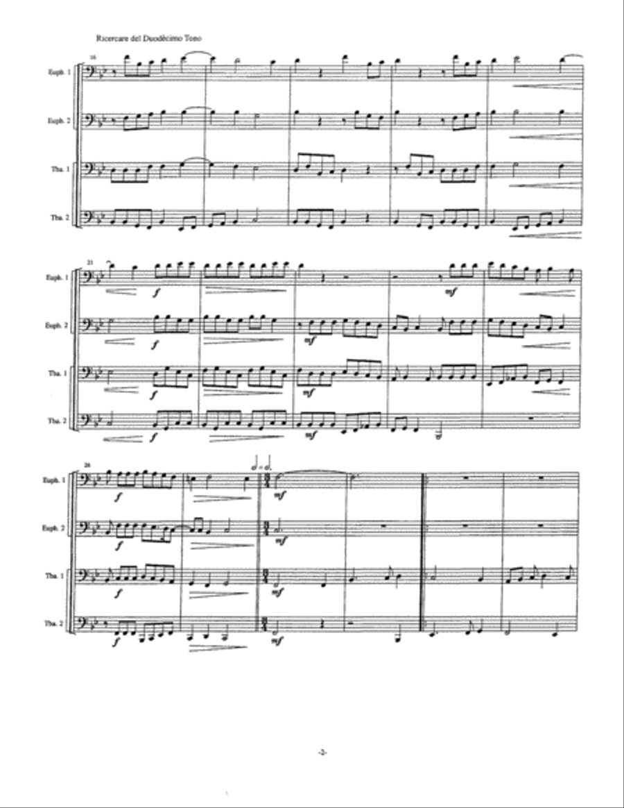 Ricercare del Duodecimo Tono EETT scores gallery preview page 5