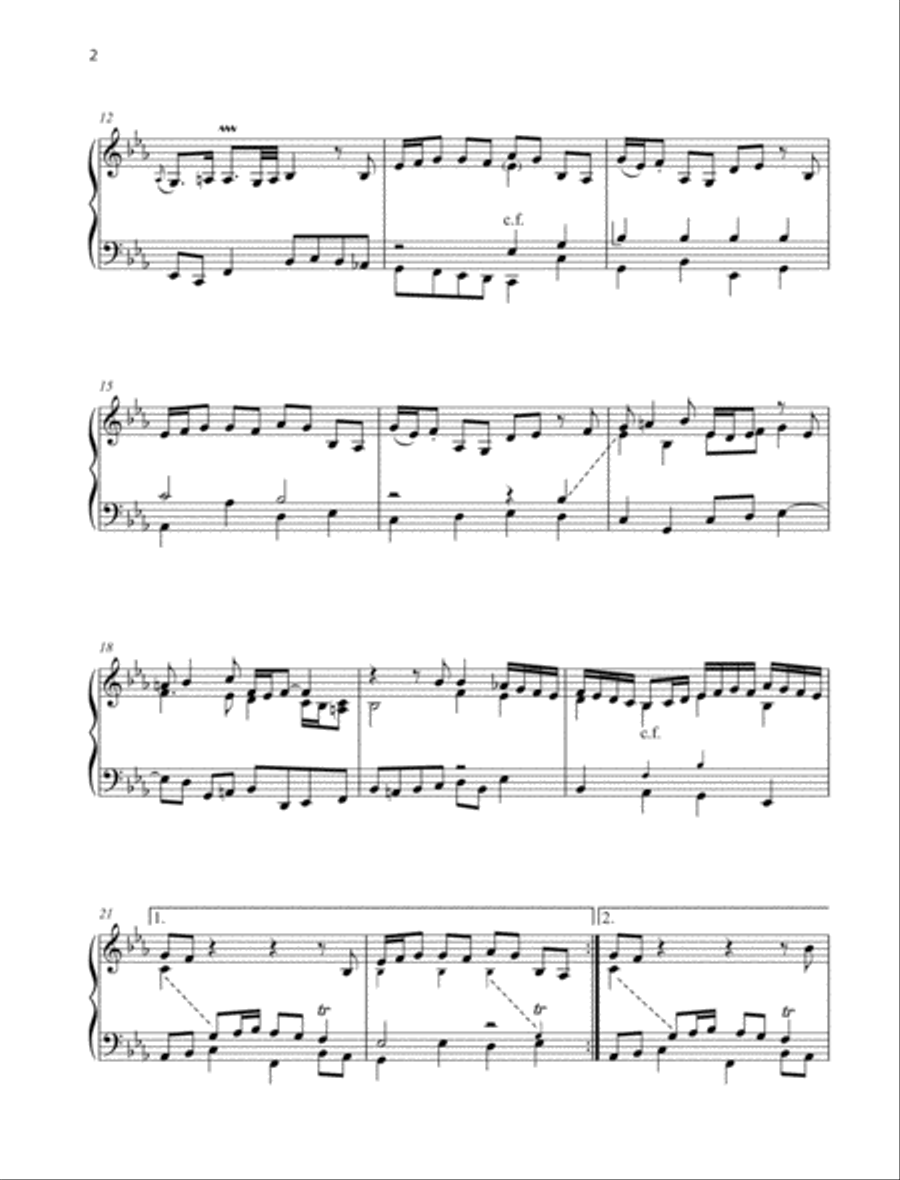 Zion hört die Wächter singen Piano Solo scores gallery preview page 2