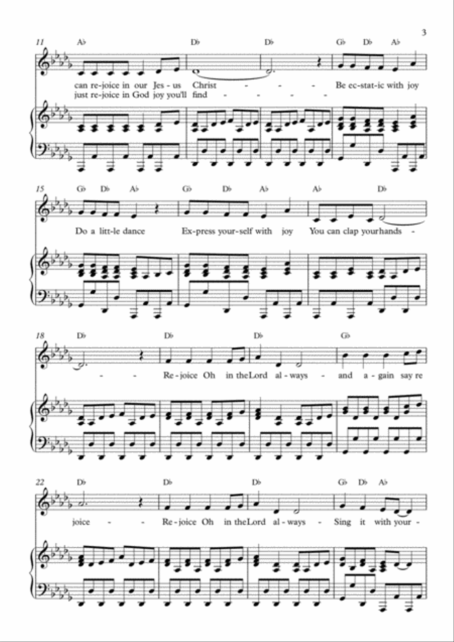 Rejoice! Voice scores gallery preview page 3
