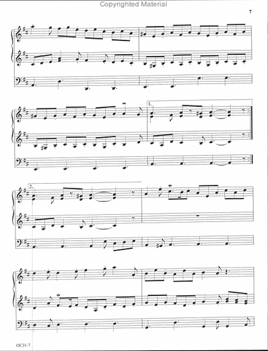 A Time to Dance: Baroque Gigues for Organ Organ Solo scores gallery preview page 5