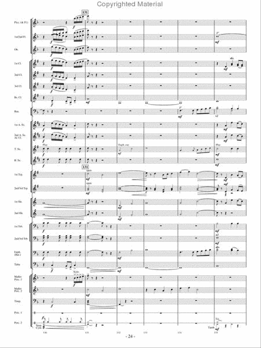 High Country Celebration High Country Celebration Concert Band scores gallery preview page 23