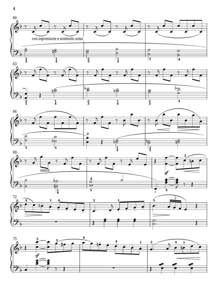 Sonatina In F Major, Op. 20, No. 3 Piano Solo scores gallery preview page 4