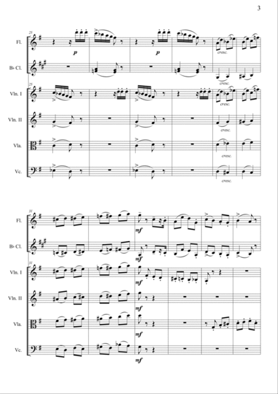 Nutcracker Op.71a - Overture Orchestra scores gallery preview page 3