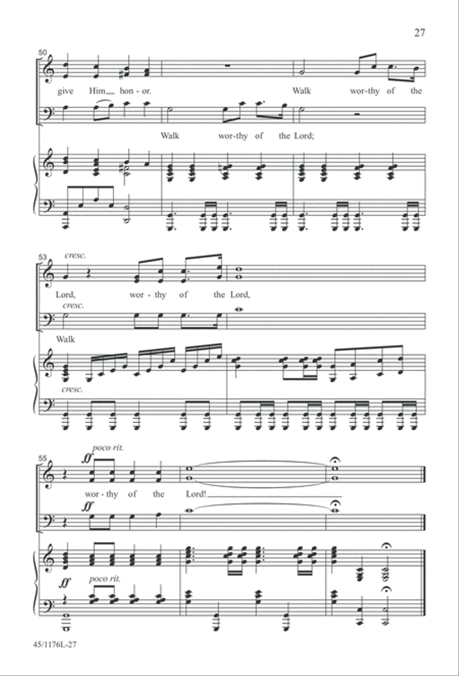 10 More Anthems for about 10 Singers 3-Part scores gallery preview page 27