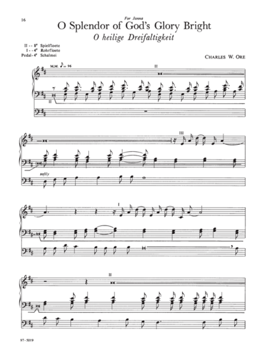 Eleven Compositions for Organ, Set I Organ scores gallery preview page 7