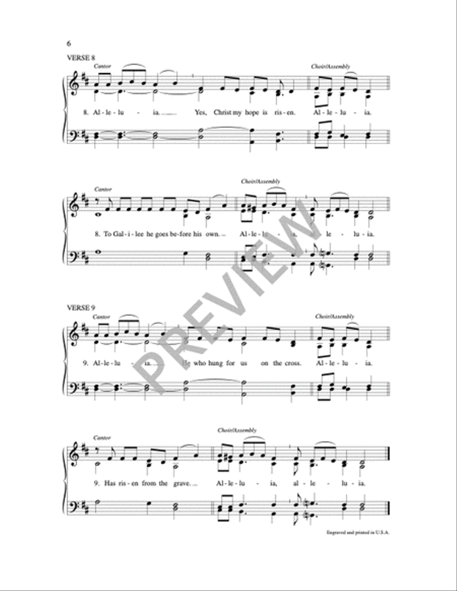 Paschal Responsory Paschal Responsory Easter scores gallery preview page 2