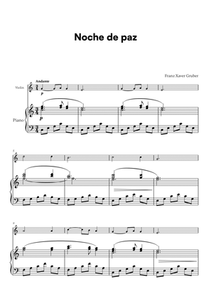 Franz Xaver Gruber - Noche de paz (for Violin and Piano)