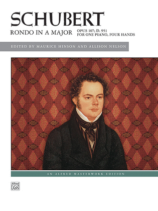 Book cover for Schubert -- Rondo in A Major, Op. 107, D. 951