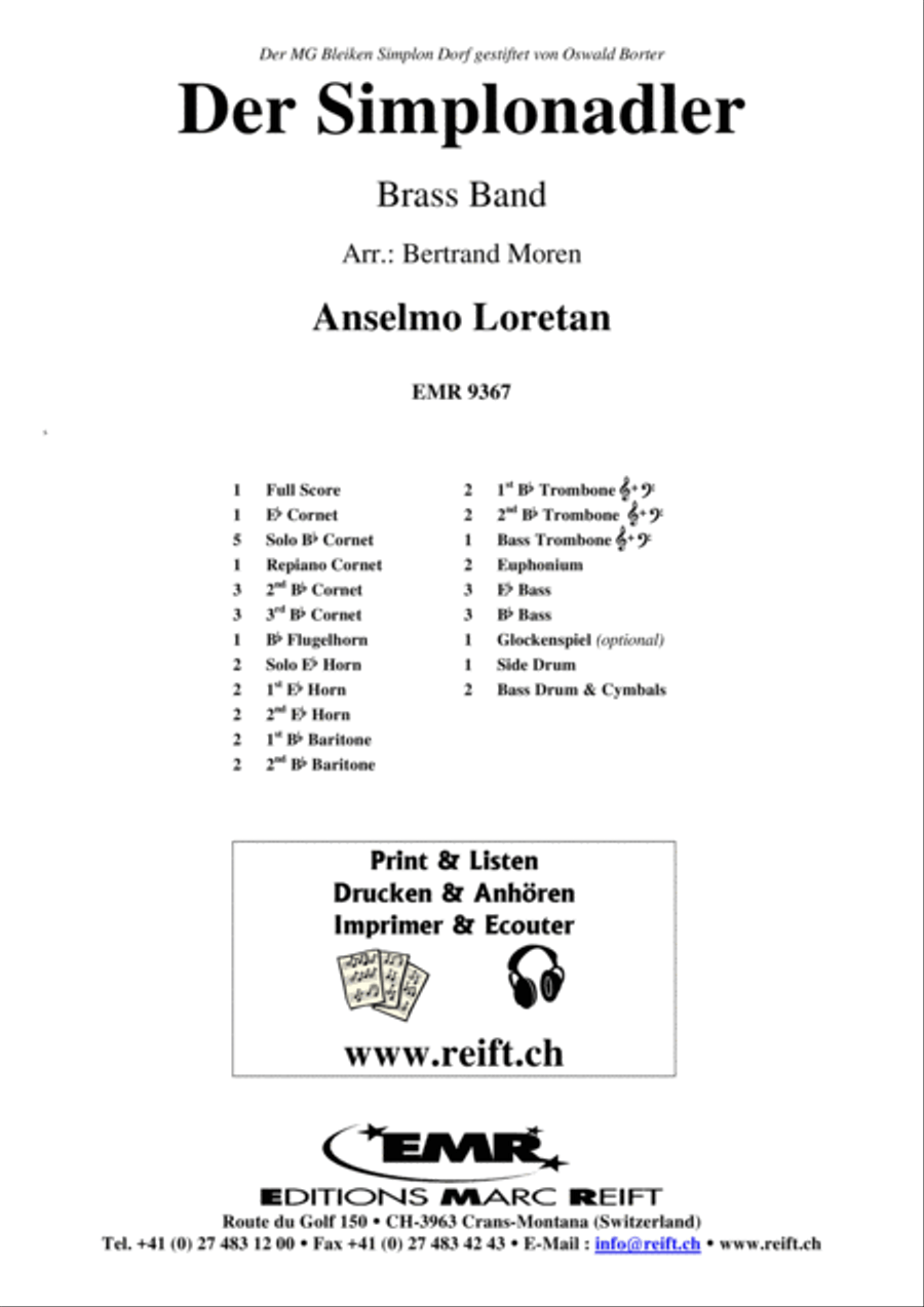 Der Simplonadler Brass Band scores gallery preview page 2
