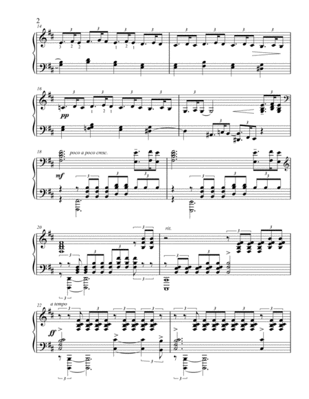 Rachmaninoff Prelude in B Minor, arr. for the left hand alone