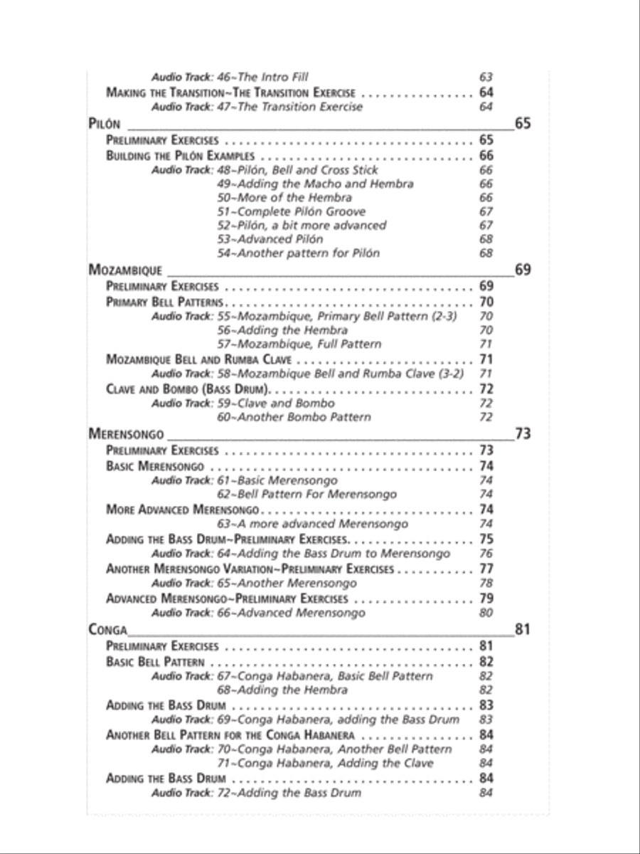 Changuito Percussion scores gallery preview page 4