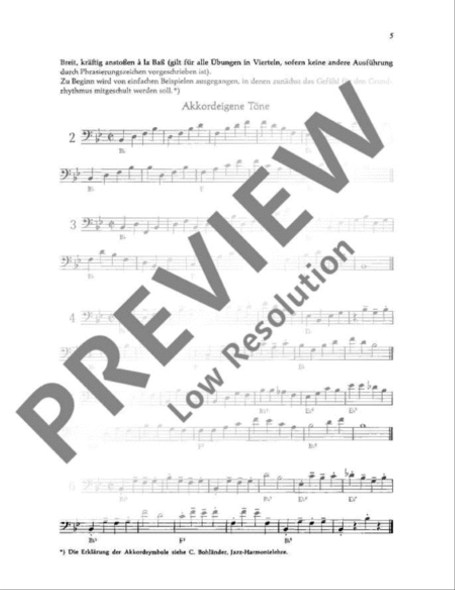 Anleitung zur Improvisation Trombone scores gallery preview page 6