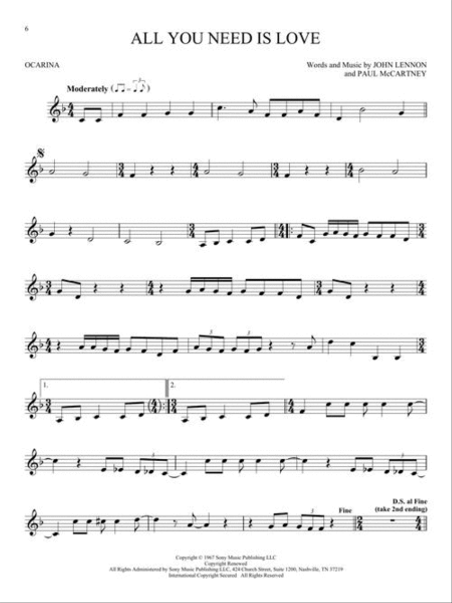 First 50 Songs You Should Play On Ocarina ocarina scores gallery preview page 6