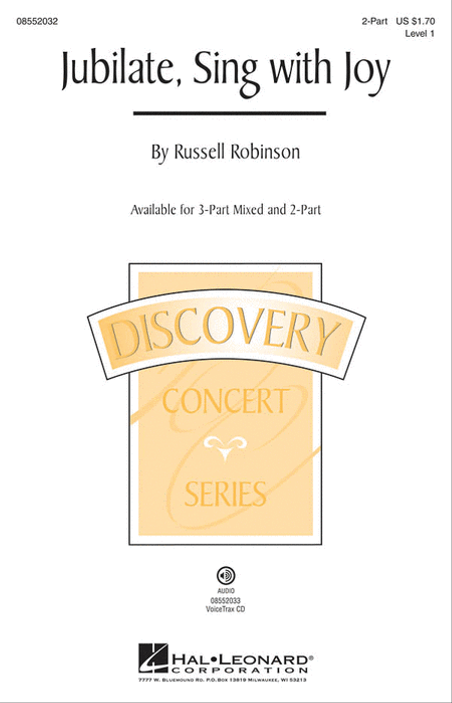 Jubilate, Sing with Joy A Cappella scores gallery preview page 1