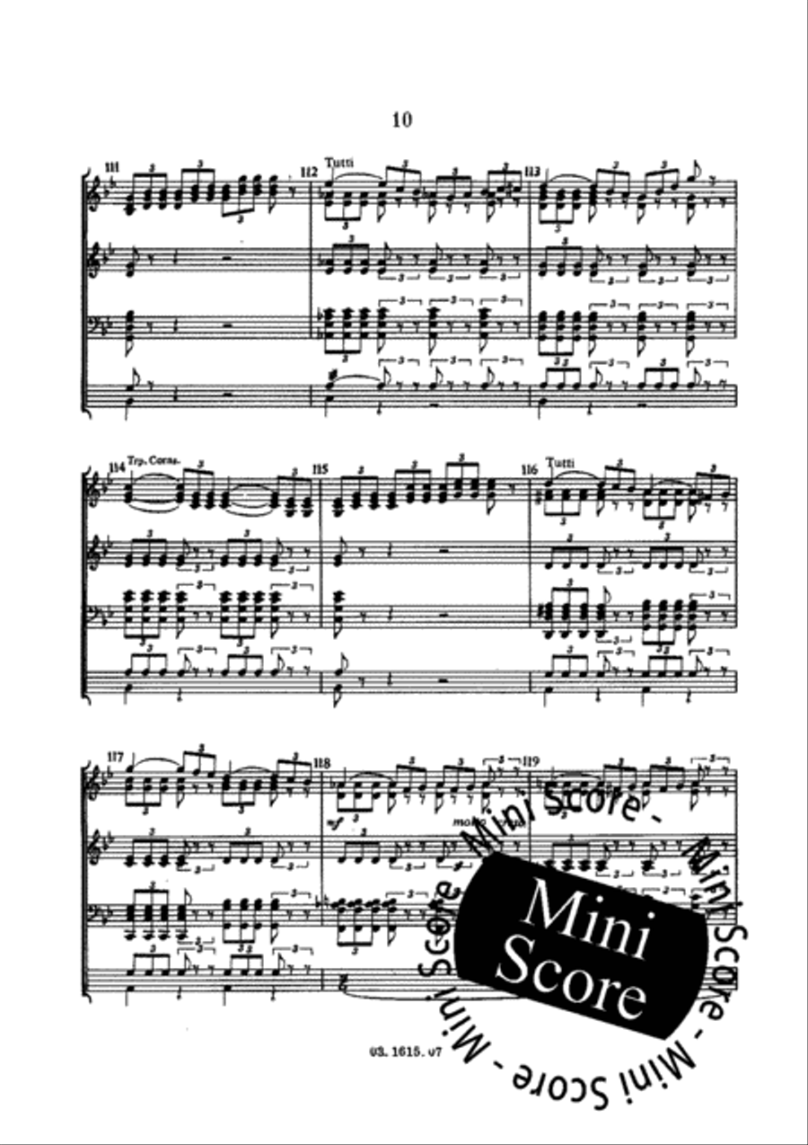 Marche Heroique Concert Band scores gallery preview page 14