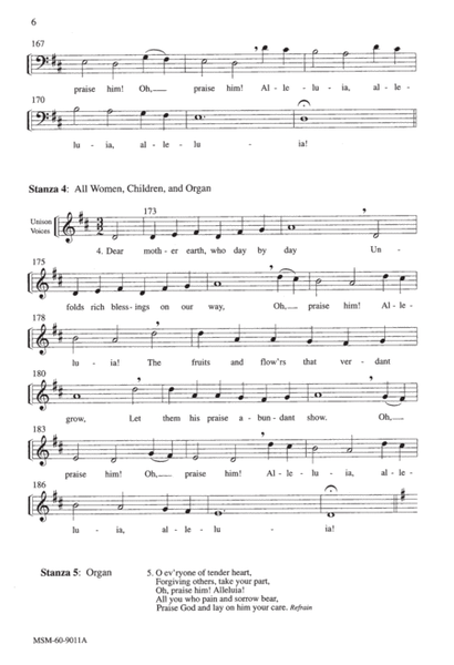 All Creatures of Our God and King (Downloadable Choral Score)
