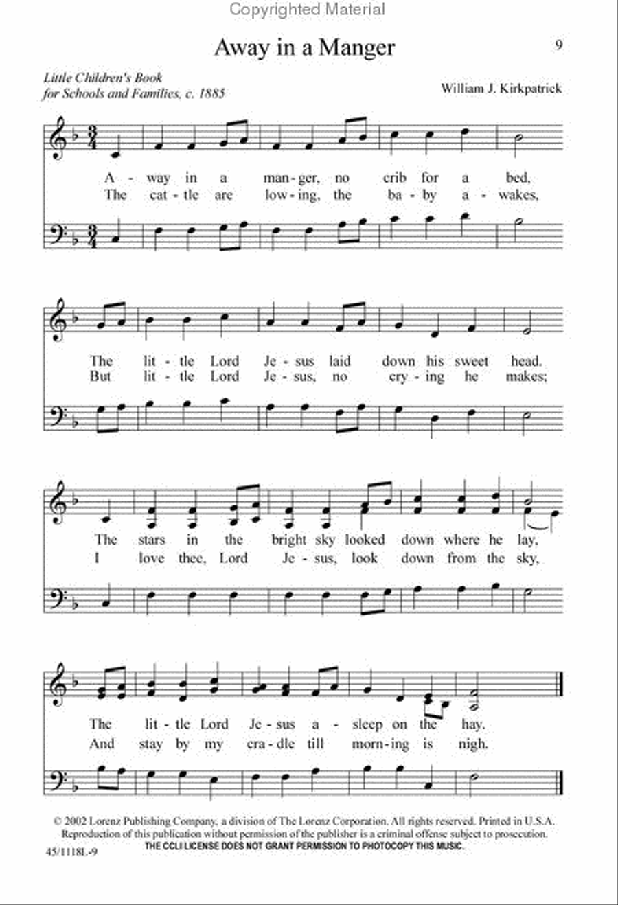 Let's Go Caroling Unison Choir scores gallery preview page 9