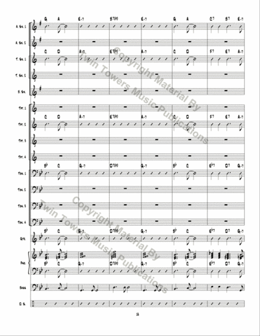 Verteron X Factor Jazz Ensemble scores gallery preview page 19