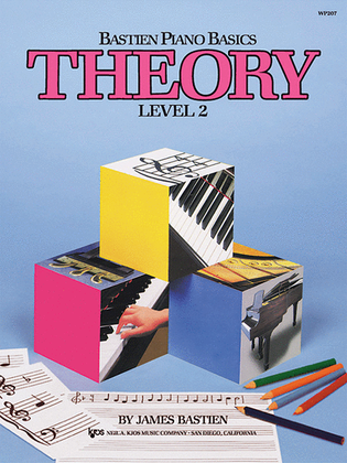 Book cover for Bastien Piano Basics, Level 2, Theory